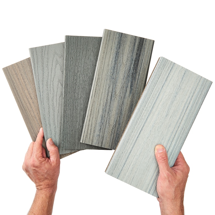 Oak Grain Co-extruded Solid M-type Decking — View 4